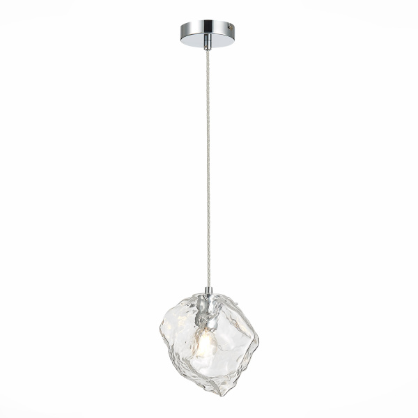 ST LUCE  SL1175.103.01 Подвес хром/прозрачный E14 1*40W