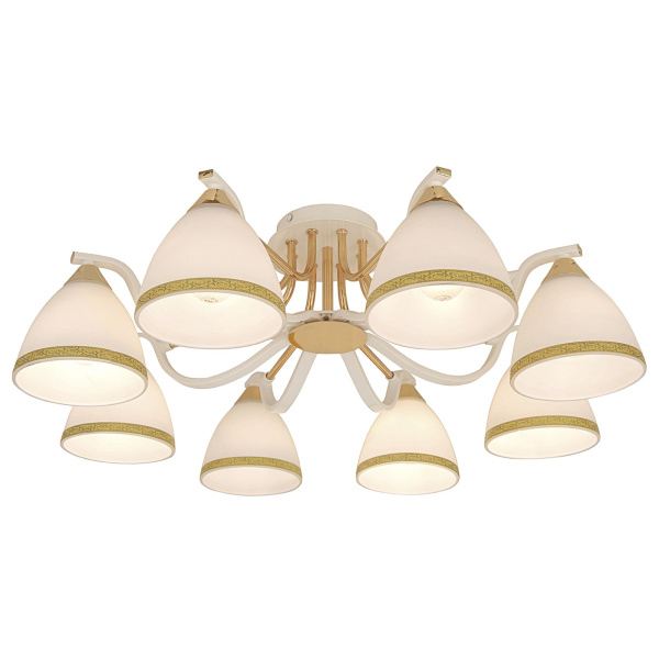 Citilux CL144182 Симона Бел.+Золото Свет-к Люстра