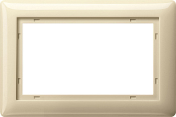 Gira Standard 55 Кремовый глянец Рамка устан. 1,5 местн. 100101
