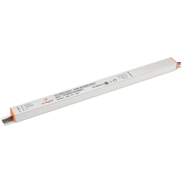 Arlight Блок питания ARV-24036-LONG-D (24V, 1.5A, 36W) (IP20 Металл, 2 года) 026421(1)