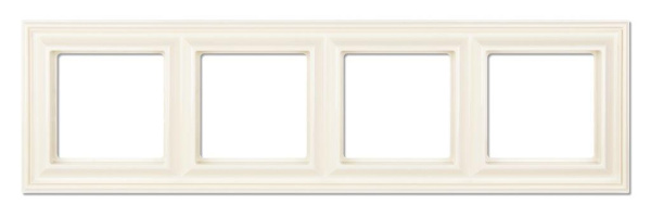 JUNG EcoProfi DECO Слоновая кость Рамка 4-ая EPD484