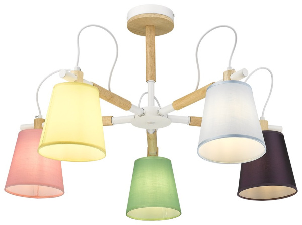 Velante 226-003-05, Светильник потолочный E27,5x40W