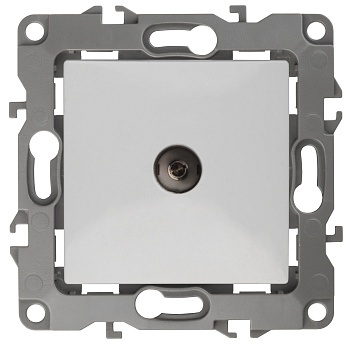 ЭРА 12-3102-01 Белый Розетка TV проходная, IP20, 12