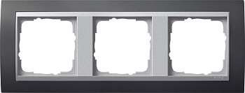 Gira Event Антрацит/Алюминий Рамка 3-ая 021381
