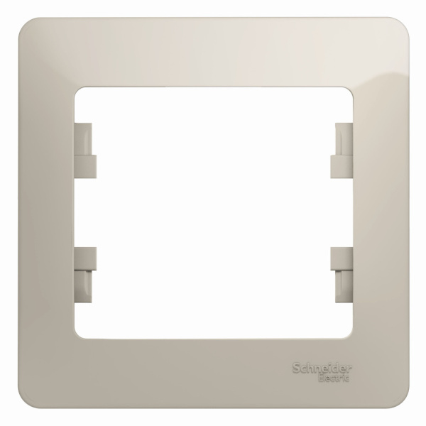 Systeme Electric Glossa Молочный Рамка 1-ая