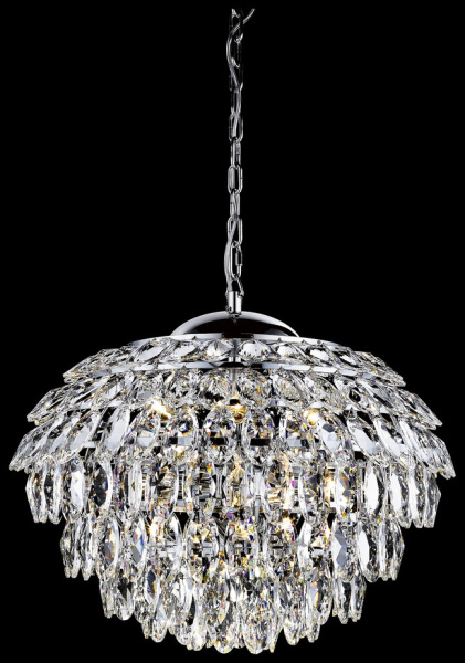 Wertmark WE113.11.103 Люстра подвесная Хром/Прозрачный E14 11*40W