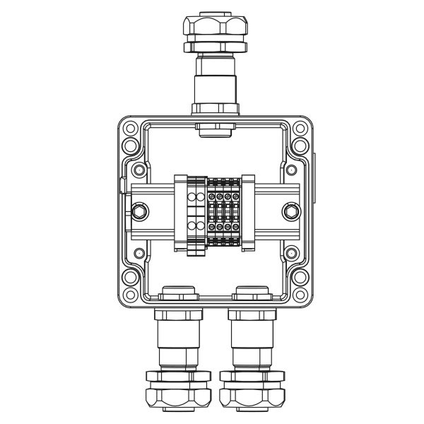 DKC TBE-A-12-(2xCBC.2-2xCBC.2(i)-2xTEO.2)-2xKAEPM2MHK-20(A)-1xKAEPM2MHK-20(C)1Ex e IIC Т5 Gb / Ex tb IIIC T95°C Db IP66