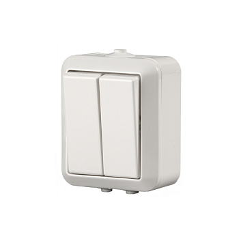 ABB Jussi Бел Выключатель 2-кл.,1P, 16А/230В поверхностный монтаж IP44 2TKA000165G1