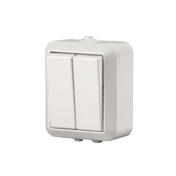 ABB Jussi Бел Выключатель 2-кл.,1P, 16А/230В поверхностный монтаж IP44 2TKA000165G1