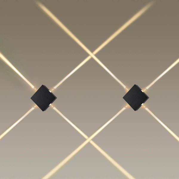 Купить Odeon Light 4259/8WL HIGHTECH ODL21  148 черный/металл Настенный светильник IP20 LED 8W 299Лм 3000K VISTA