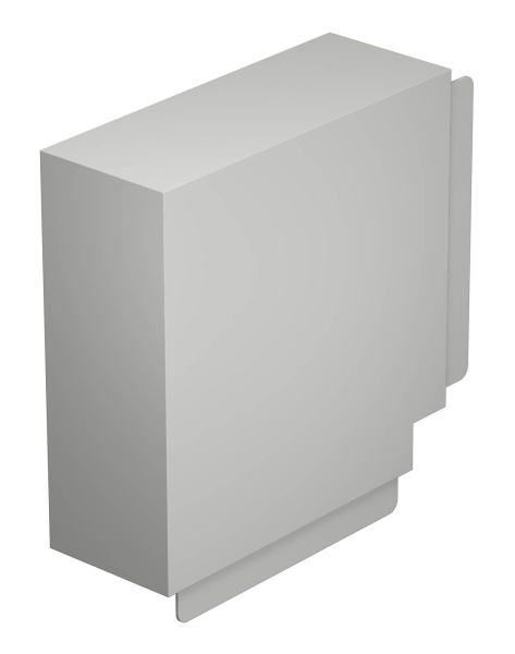 OBO Bettermann Угол плоский кабель-канала WDK 100x230 мм, ПВХ светло-серый RAL7035 6183573