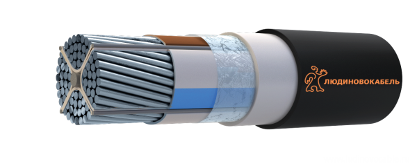Кабель алюминиевый с ПВХ изоляцией АВВГ 2х2,5 ок(N)-0,66