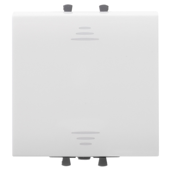 DKC Переключатель одноклавишный модульный, "Avanti", "Белое облако", 2модуля