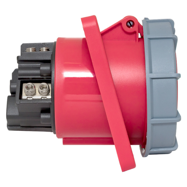 Купить EKF PROxima Розетка стационарная внутренняя угловая 4452 3Р+РЕ+N 125А 380В IP67