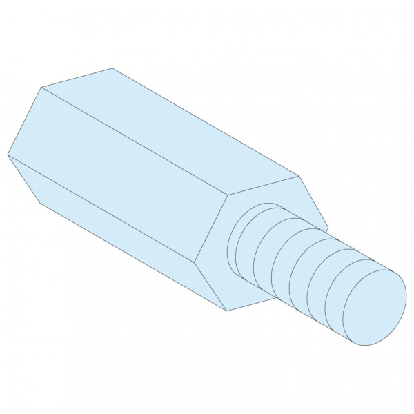 SE Prisma Plus G Комплект стоек для реек м6, h=55mm(4шт) 03197