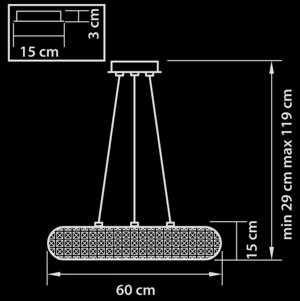 Купить Lightstar Люстра подвесная Onda Lightstar 741104