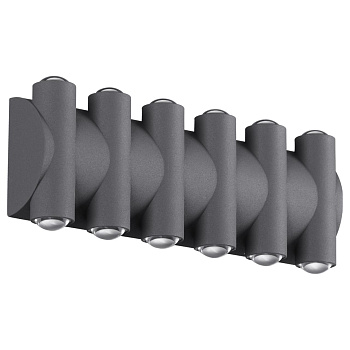 Novotech 358570 STREET NT21 000 темно-серый Ландшафтный настенный светильник IP54 LED 4000K 12W 85-265V CALLE