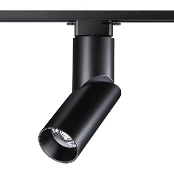 Novotech 358663 PORT NT21 074 черный Однофазный трековый светодиодный светильник IP33 LED 3000K 10W 110-265V UNION