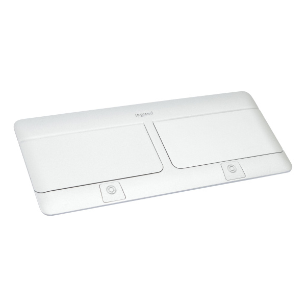 Купить Legrand Выдвижной блок в стол, с комплектом для монтажа, 2х4 модуля, цвет алюминий, для монтажа ЭУИ 654015