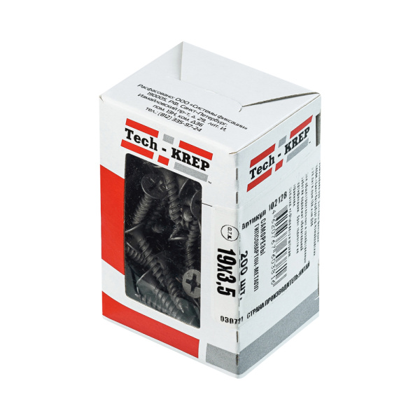 Tech-Krep Саморез ШСГМ 3,5х19 (200 шт) - коробка с ок. 102128