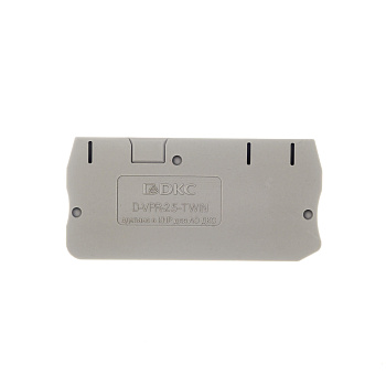 DKC Nuputuk Изолятор торцевой для клеммы VPR-2.5-TWIN