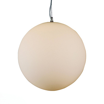 ST LUCE SL290.553.01 Светильник подвесной  Никель/Белый E27 1*40W