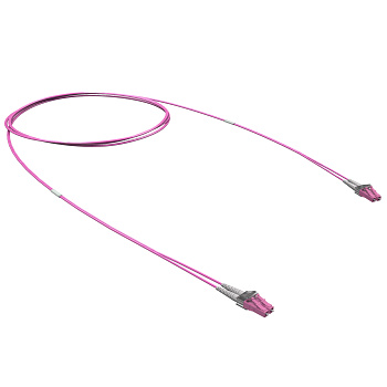 DKC Оптический коммутационный шнур Duplex LC/UPC-LC/UPC, 50/125 (OM4), 1 м