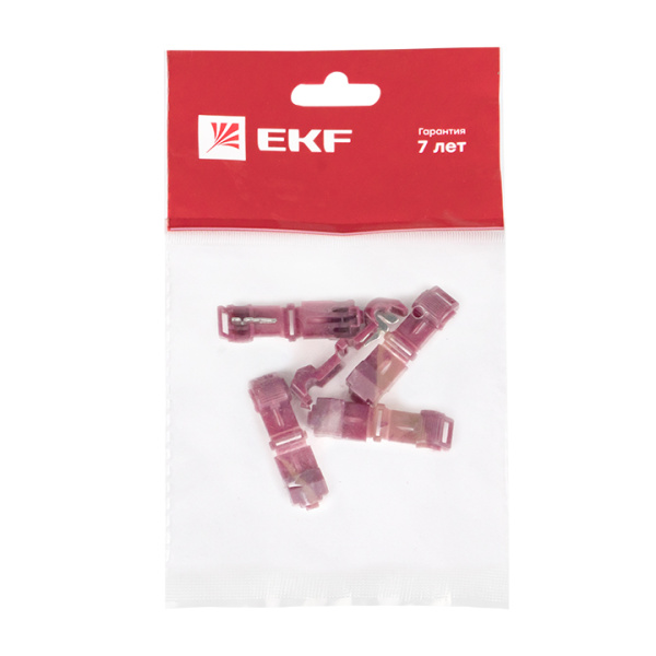 Купить EKF PROxima Ответвитель прокалывающий ОВ-T 1 0.25-1.0 мм2 красный (5шт)