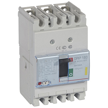 Legrand DPX3 160 Автоматический выключатель 3P 160А 16kA 420007 Legrand DPX3 160 Автоматический выключатель 3P 160А 16kA 420007
