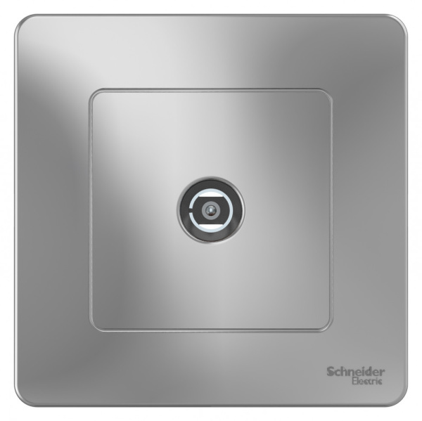 Systeme Electric Blanca внутр Алюминий Розетка TV