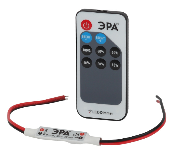 ЭРА Dimmer_12/72W - 24/144W Диммер для светодиодной ленты