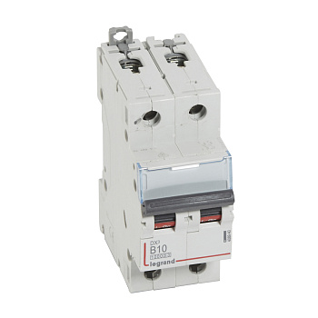 Legrand DX3 Автоматический выключатель 2P 10A (B) 10kA/16kA 408940