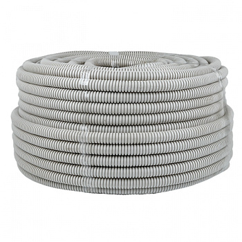 EKF PROxima Труба гофр. ПВХ Plast с зондом d20мм (100м.)