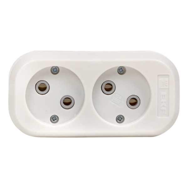 Купить EKF PROxima Колодка 2 гн. 10А 2,2кВт б/з Эксперт