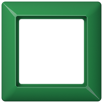 JUNG AS 500 Зеленая Рамка 1-ая ударопрочная AS581BFGN