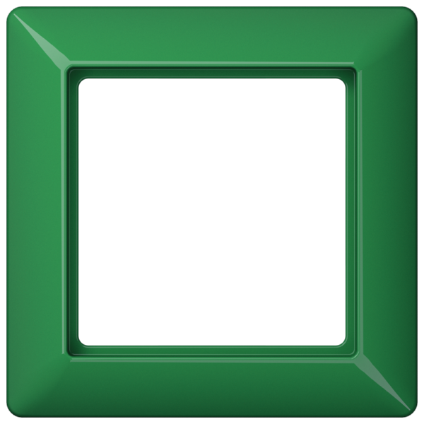 JUNG AS 500 Зеленая Рамка 1-ая ударопрочная AS581BFGN