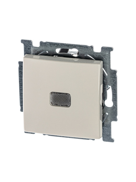 ABB BJB Basic 55 Беж Выключатель 1-клавишный с подсветкой 2CKA001012A2156