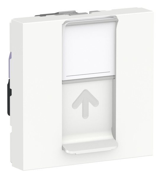 Купить SE Unica Modular Бел Розетка компьютерная, RJ45, одиночная кат. 6 UTP, 2 модуля NU341518