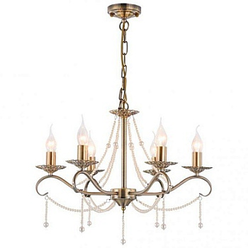 VELANTE 374-503-06 Люстра подвесная Бронзовый, Белый E14 6*60W