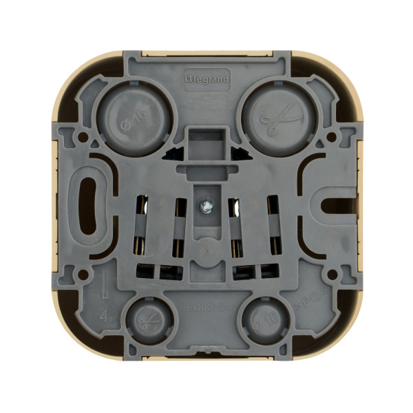 Купить Legrand Quteo Сосна Розетка с/з 782271