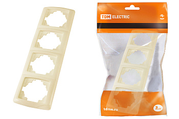 TDM Рамка 4-х постовая горизонтальная сл. кость "Онега" SQ1805-0055