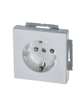 ABB BJE Solo/Future Бел Розетка с/з 2CKA002011A6207