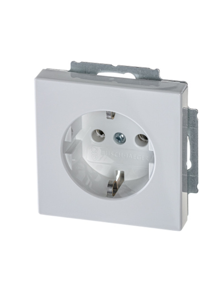 ABB BJE Solo/Future Бел Розетка с/з 2CKA002011A6207