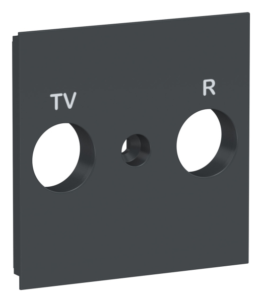 Купить SE Unica New Антрацит Панель лицевая TV/FM розетки NU944054