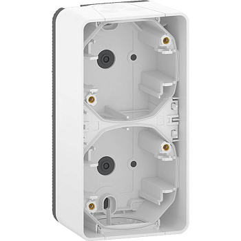 SE Mureva Styl наруж Бел Бокс 2-ой для накладного вертикального монтажа, IP55 MUR39912