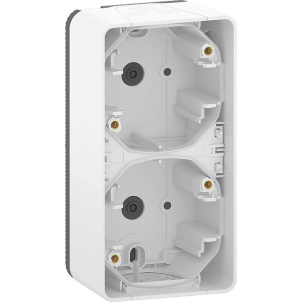 SE Mureva Styl наруж Бел Бокс 2-ой для накладного вертикального монтажа, IP55 MUR39912