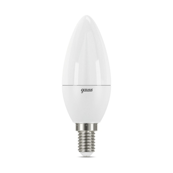 Купить Gauss Лампа Свеча 7W 520lm 3000К E14 шаг. диммирование LED 103101107-S