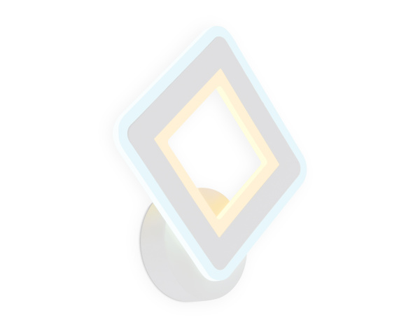 Купить Ambrella Настенный светодиодный светильник FA871 WH белый 11W 220*250*50