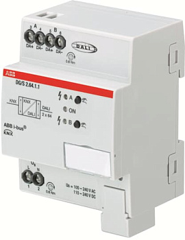 ABB DG/S2.64.1.1 Контроллер освещения DALI, Standart, 2 линии 2CDG110199R0011