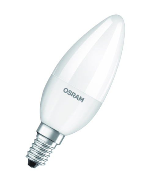 Купить Osram Лампа светодиодная (LED) «шар» E14 5Вт 210-230В матовая нейтральная холодно-белая 4000К 4058075056886